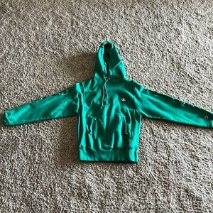 Used Green Champion Hoodie